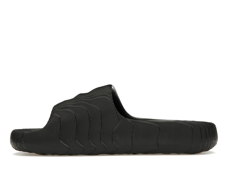 adidas Adilette 22 Slides Black Scarlet