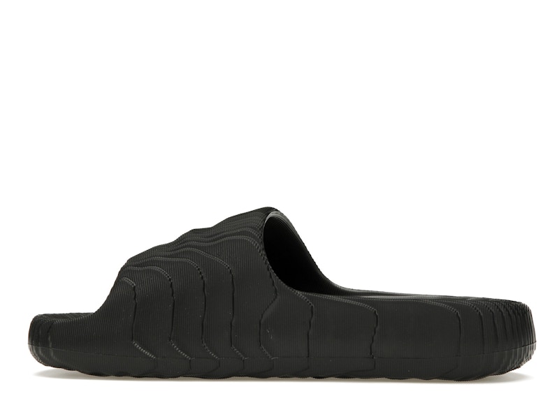 adidas Adilette 22 Slides Black Scarlet