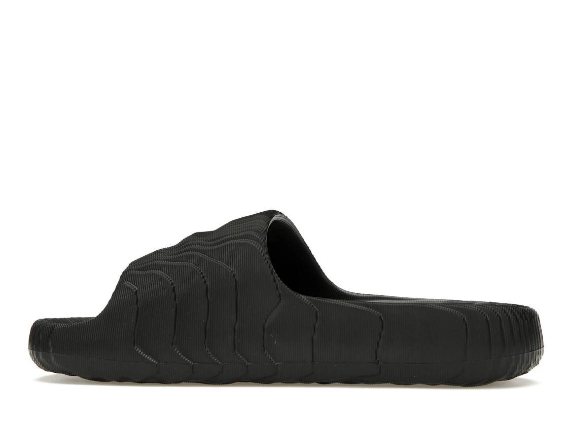 adidas Adilette 22 Slides Black Scarlet