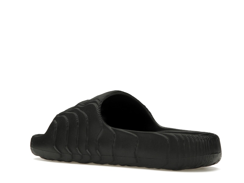 adidas Adilette 22 Slides Black Scarlet