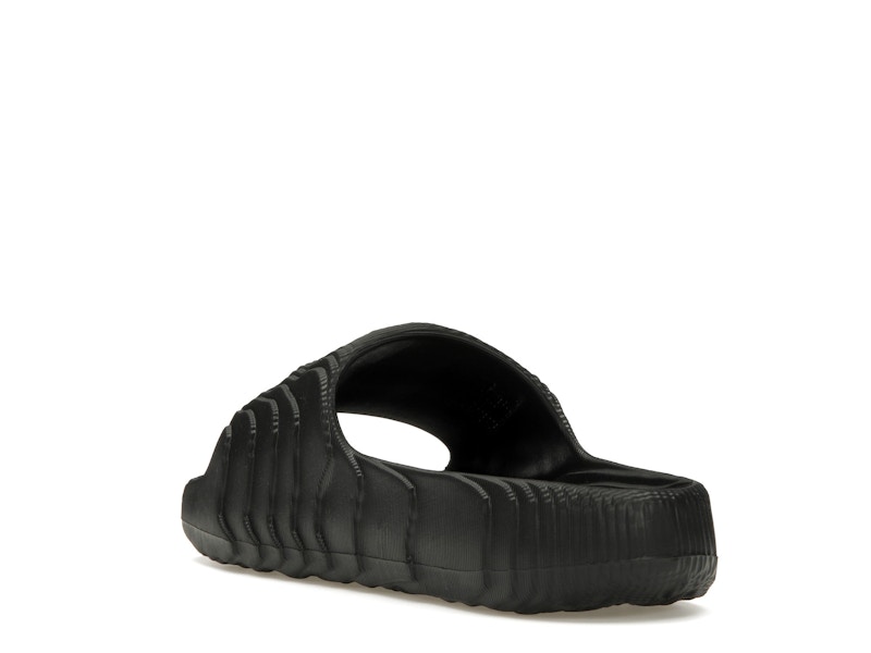 adidas Adilette 22 Slides Black Scarlet