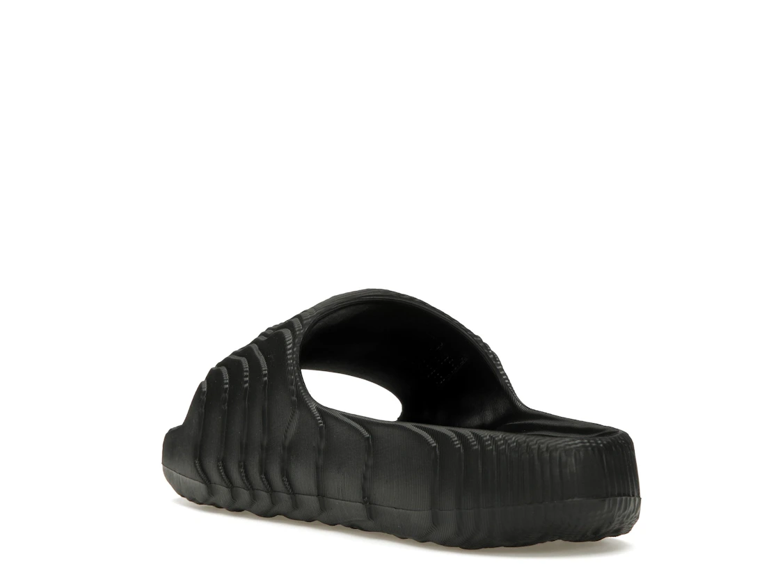 adidas Adilette 22 Slides Black Scarlet