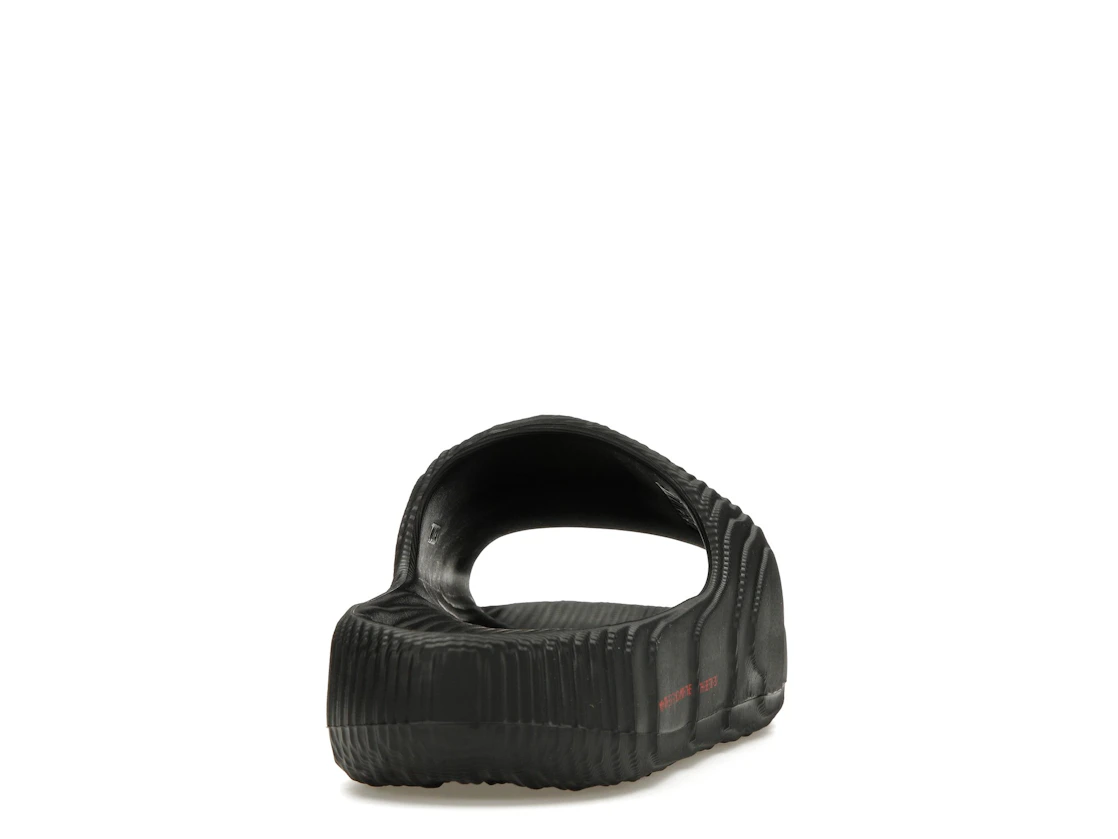 adidas Adilette 22 Slides Black Scarlet