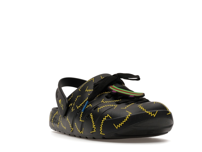 adidas Adilette Clog The Simpsons Black Yellow