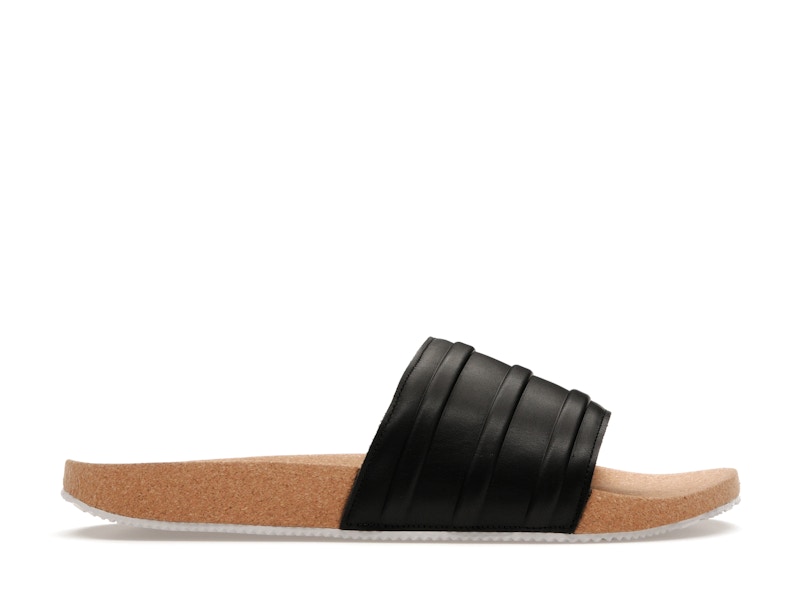 adidas Adilette Premium Nero Sughero Uomo HQ1998 IT