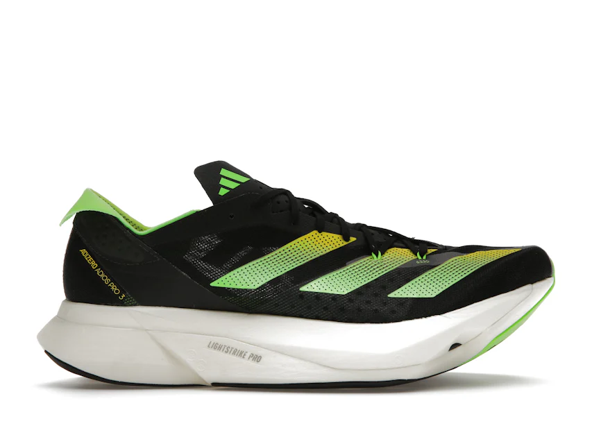 adidas Adios Pro 3 Black Beam Yellow Solar Green 0