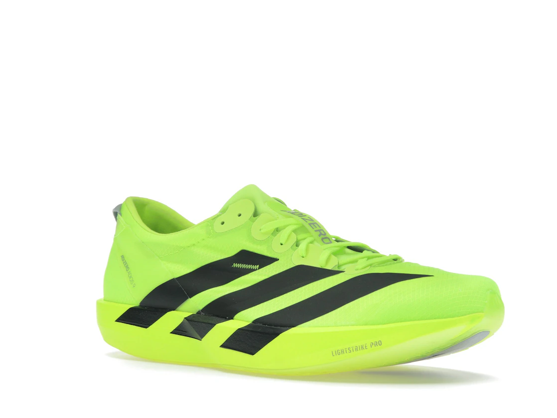 adidas Adizero Adios 9 Lucid Lemon Black