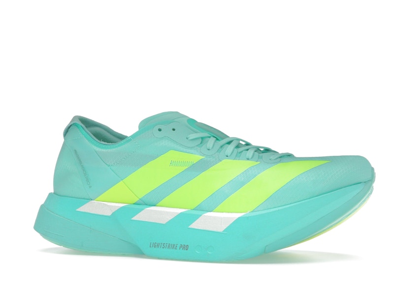 adidas Adizero Adios Pro 4 Flash Aqua Lucid Lemon