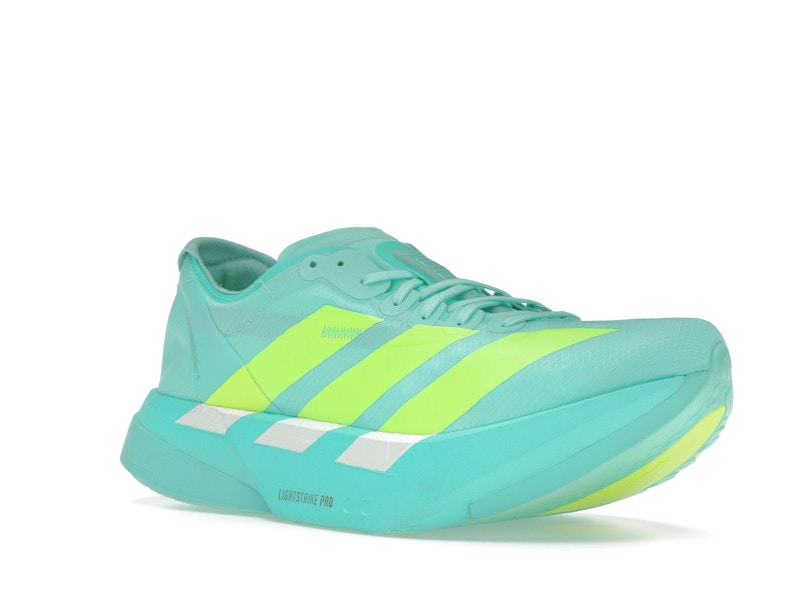 adidas Adizero Adios Pro 4 Flash Aqua Lucid Lemon