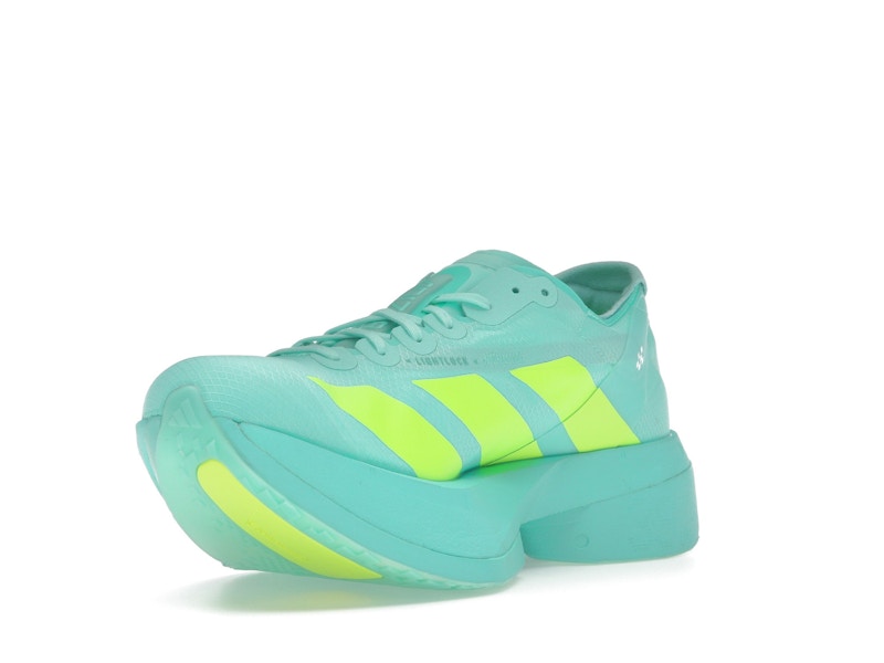 adidas Adizero Adios Pro 4 Flash Aqua Lucid Lemon