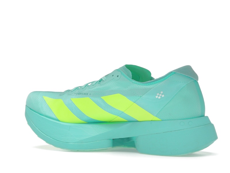 adidas Adizero Adios Pro 4 Flash Aqua Lucid Lemon