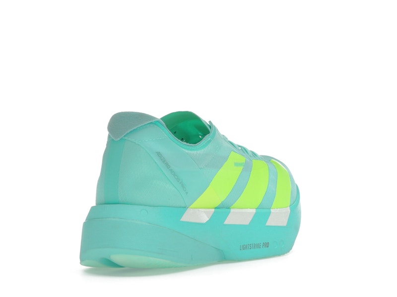 adidas Adizero Adios Pro 4 Flash Aqua Lucid Lemon