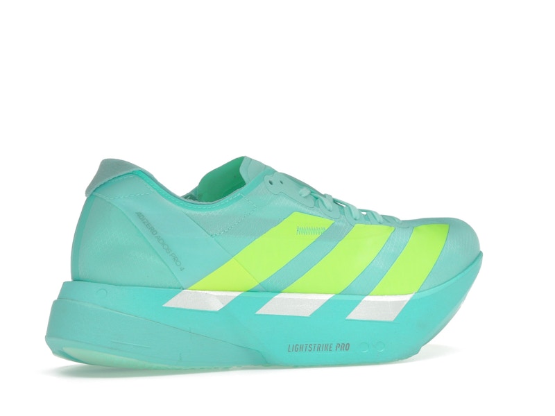 adidas Adizero Adios Pro 4 Flash Aqua Lucid Lemon