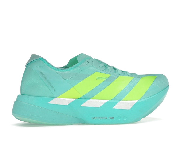 adidas Adizero Adios Pro 4 Flash Aqua Lucid Lemon