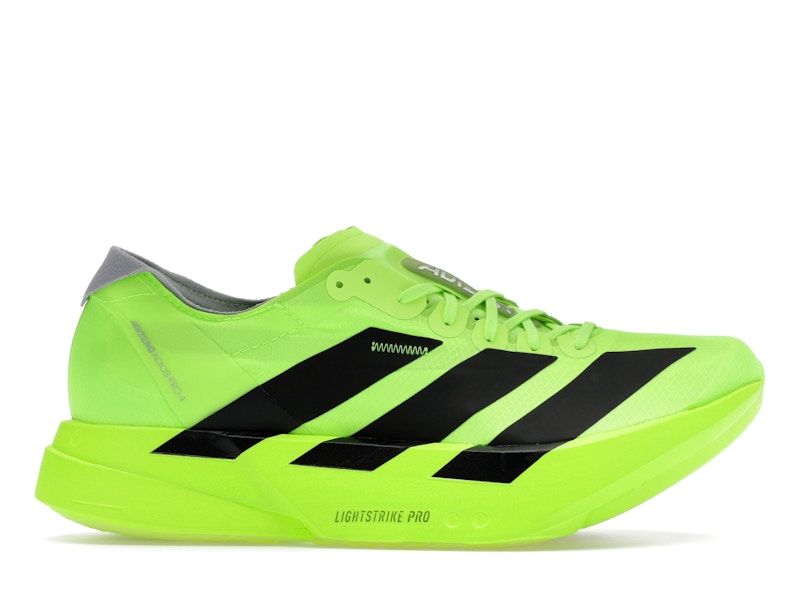 adidas Adizero Adios Pro 4 Lucid Lemon Black Men's - JR6364 - US