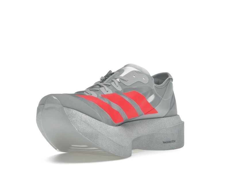 adidas Adizero Adios Pro Evo 2 Silver Metallic Lucid Red