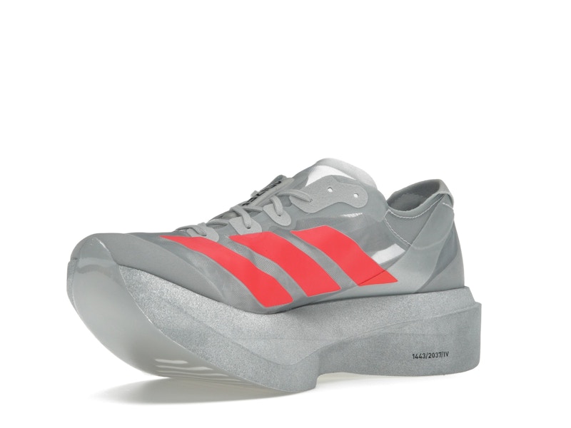 adidas Adizero Adios Pro Evo 2 Silver Metallic Lucid Red