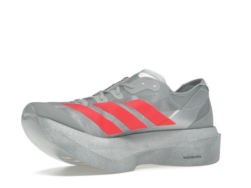 adidas Adizero Adios Pro Evo 2 Silver Metallic Lucid Red