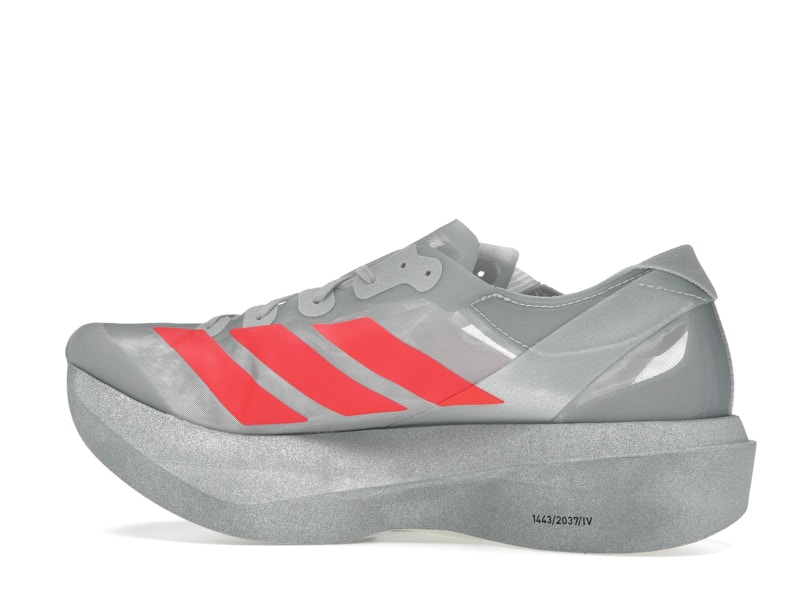 adidas Adizero Adios Pro Evo 2 Silver Metallic Lucid Red