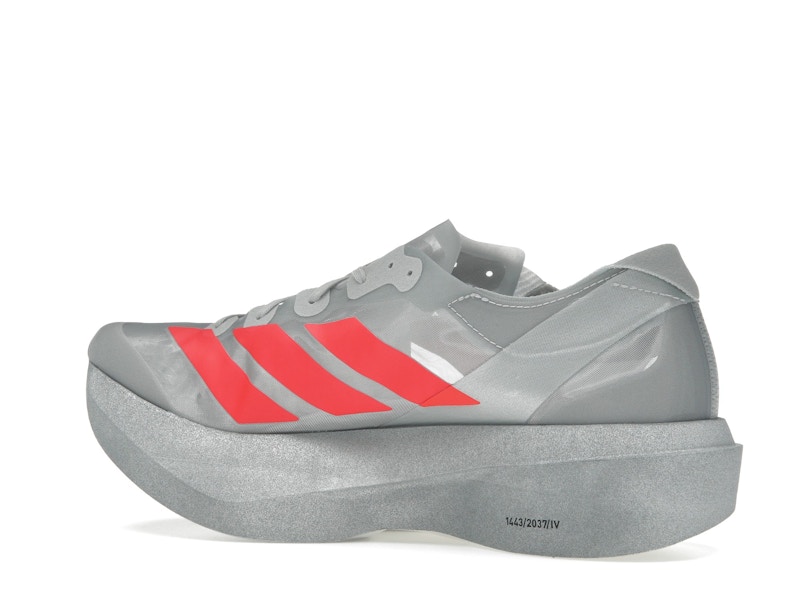adidas Adizero Adios Pro Evo 2 Silver Metallic Lucid Red