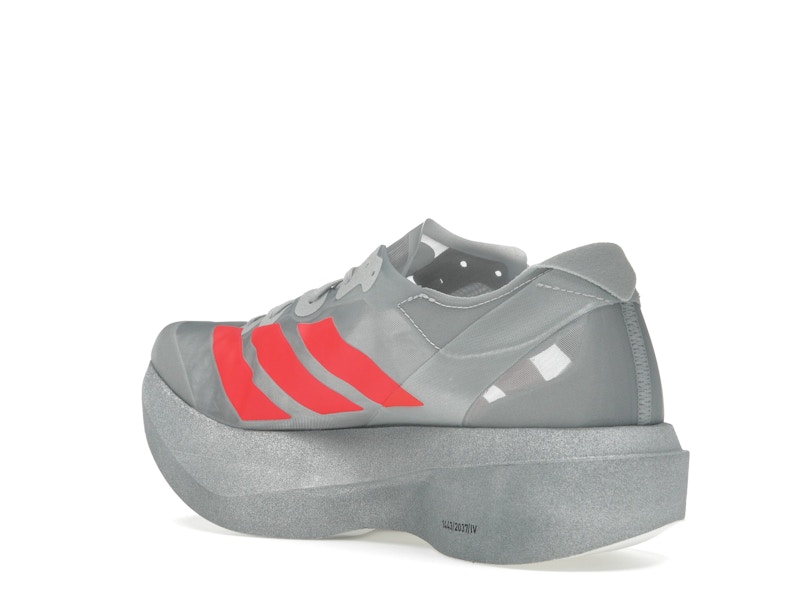 adidas Adizero Adios Pro Evo 2 Silver Metallic Lucid Red