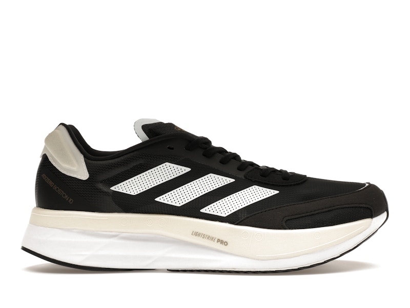 adidas Adizero Boston 10 Black White Men s H67513 US