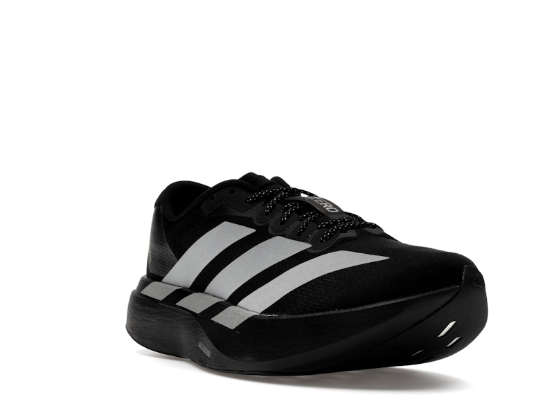 adidas Adizero Evo SL Black Silver Metallic Signal Green