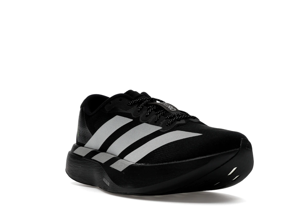 adidas Adizero Evo SL Black Silver Metallic Signal Green