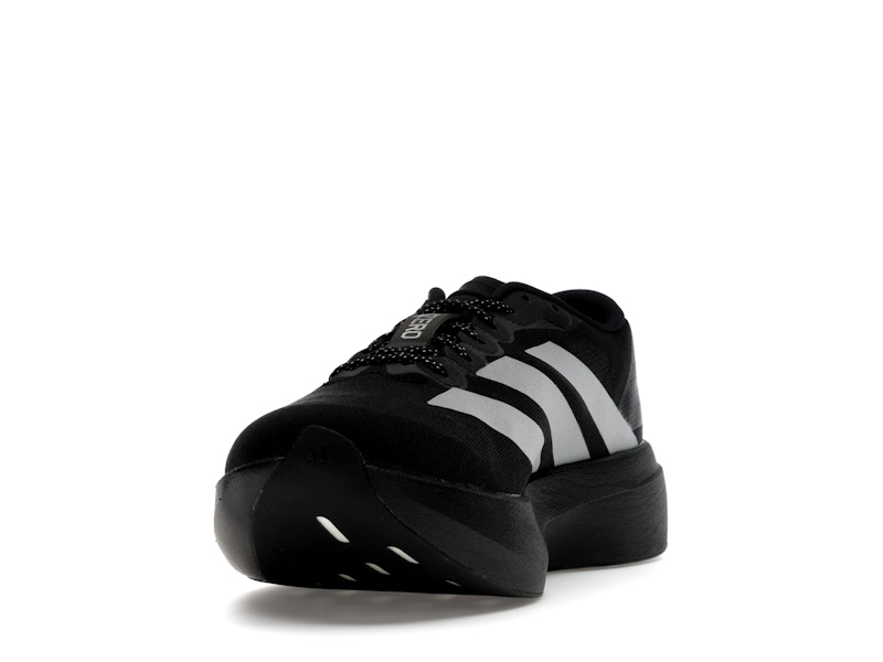 adidas Adizero Evo SL Black Silver Metallic Signal Green