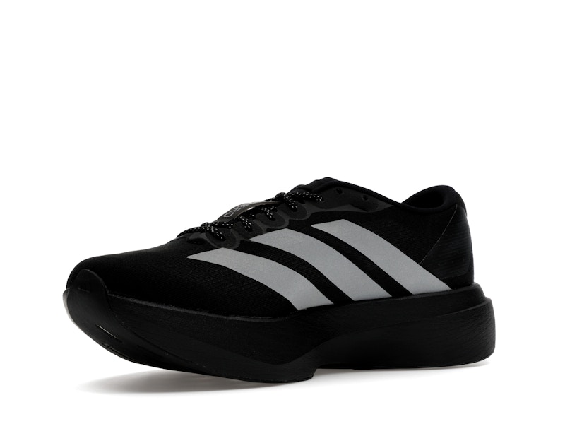 adidas Adizero Evo SL Black Silver Metallic Signal Green