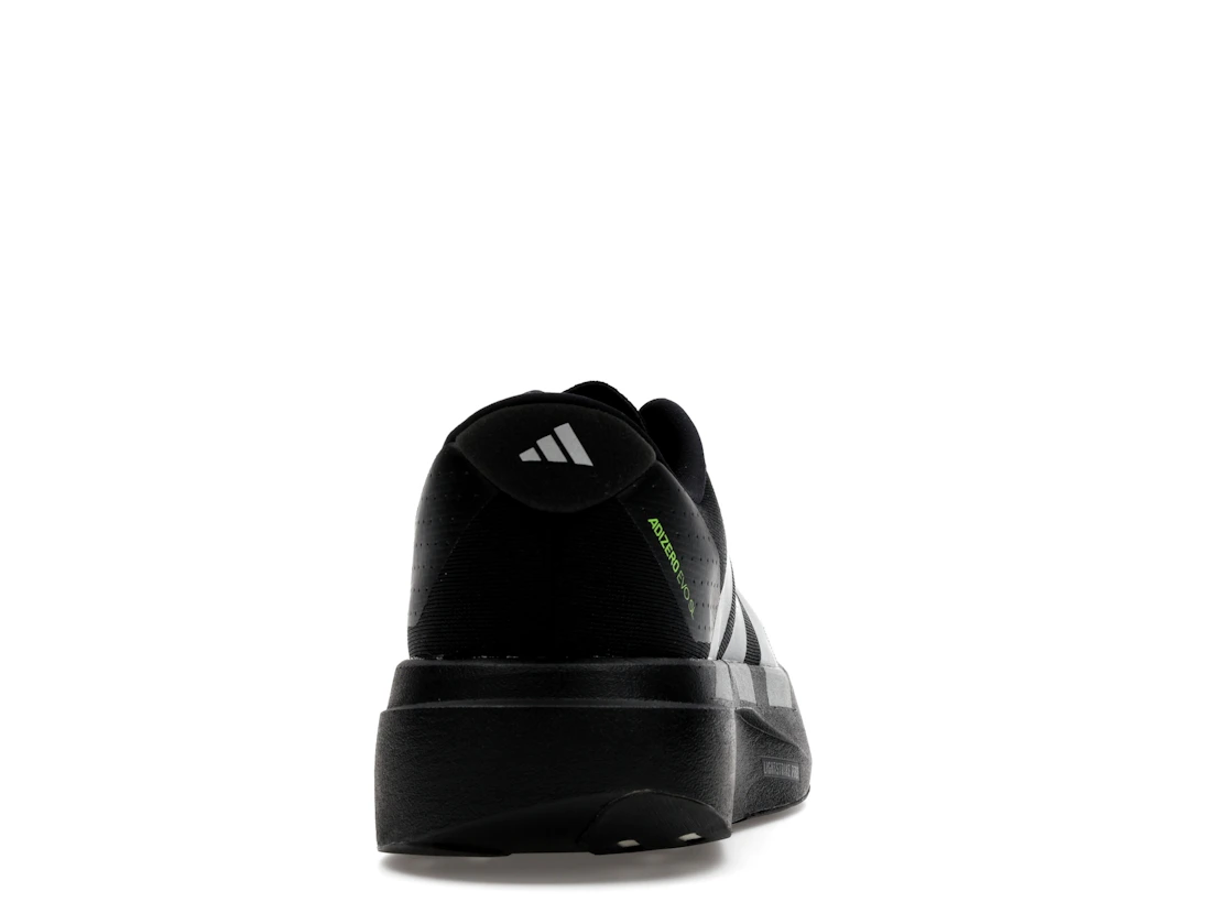 adidas Adizero Evo SL Black Silver Metallic Signal Green
