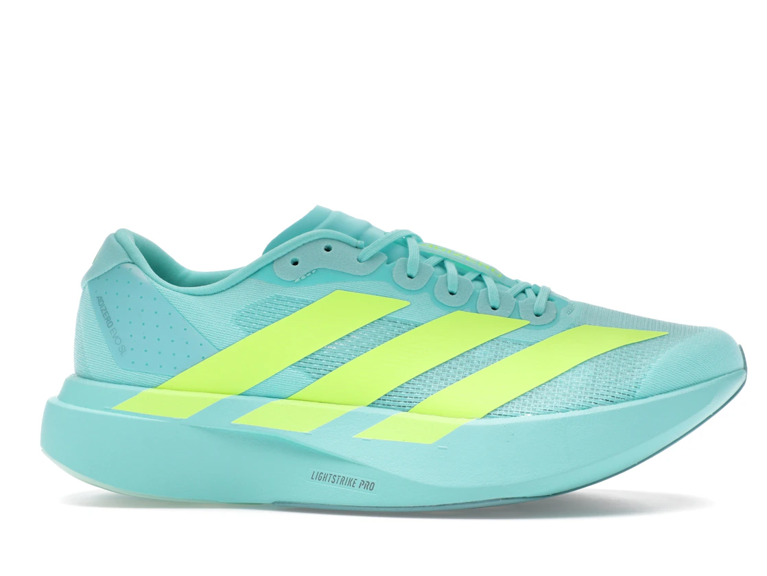 adidas Adizero Evo SL Flash Aqua Lucid Lemon