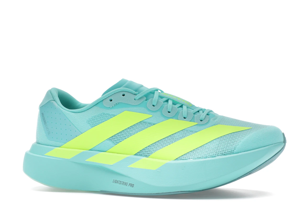 adidas Adizero Evo SL Flash Aqua Lucid Lemon