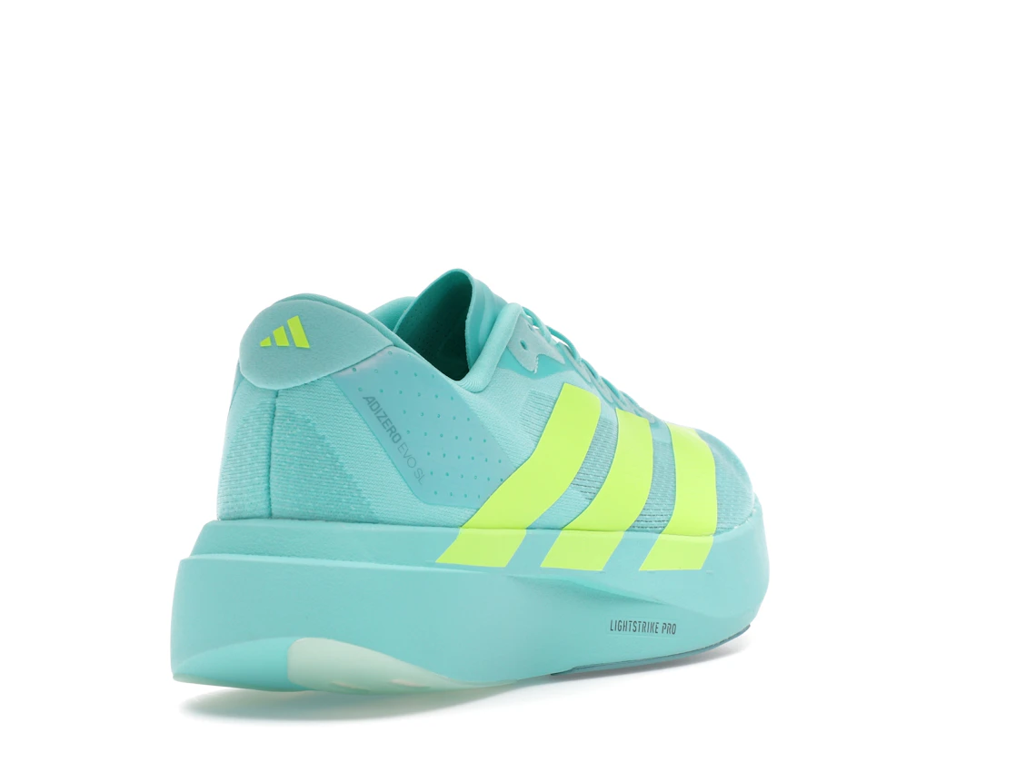 adidas Adizero Evo SL Flash Aqua Lucid Lemon