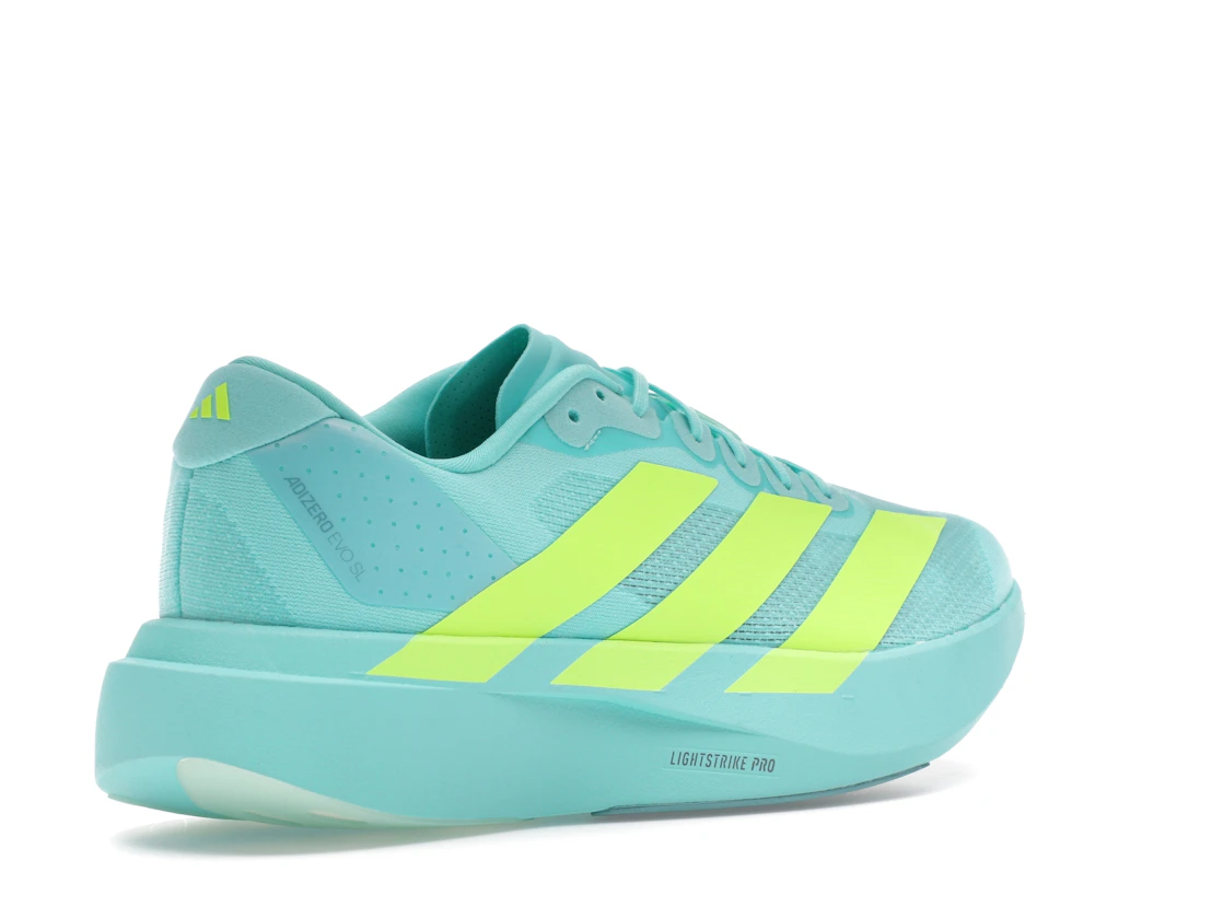 adidas Adizero Evo SL Flash Aqua Lucid Lemon