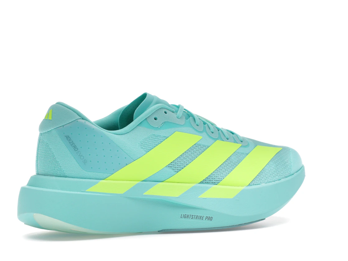 adidas Adizero Evo SL Flash Aqua Lucid Lemon
