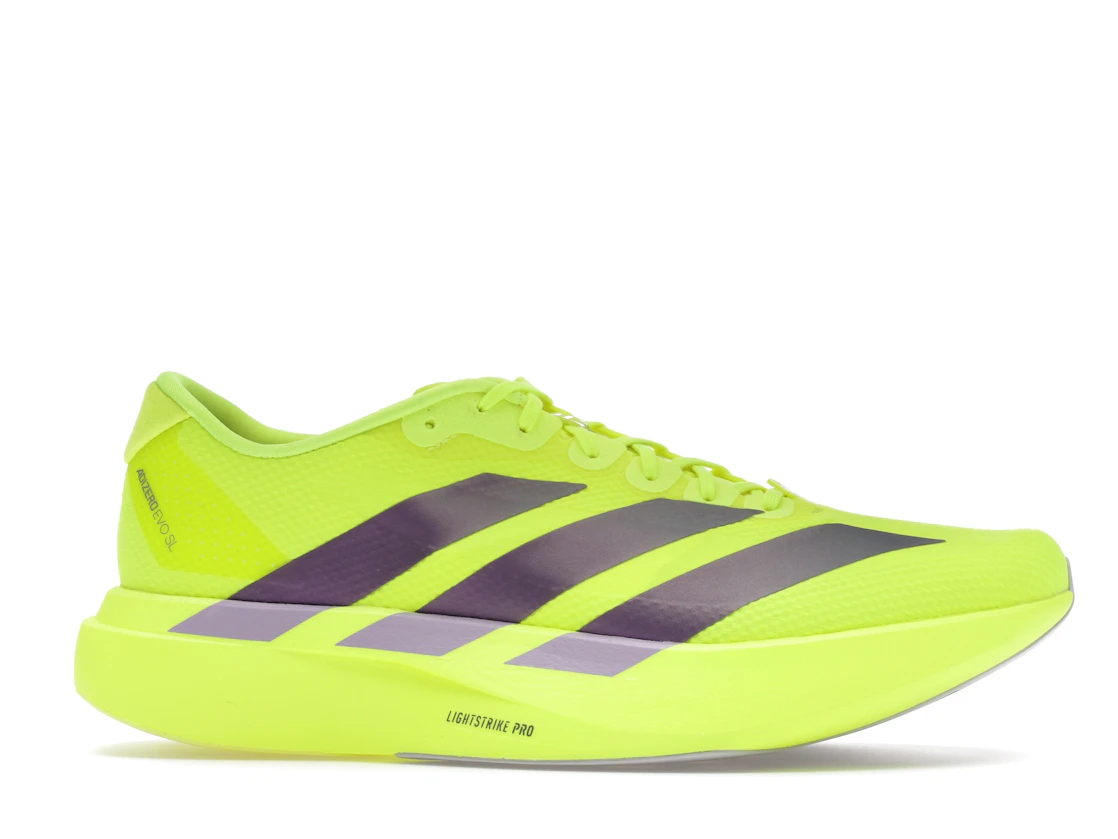 adidas Adizero Evo SL Solar Yellow Plum