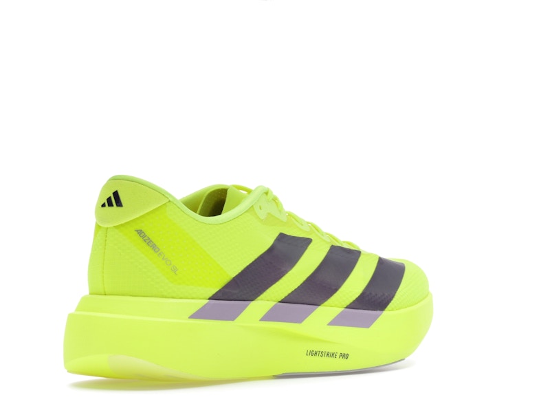 adidas Adizero Evo SL Solar Yellow Plum