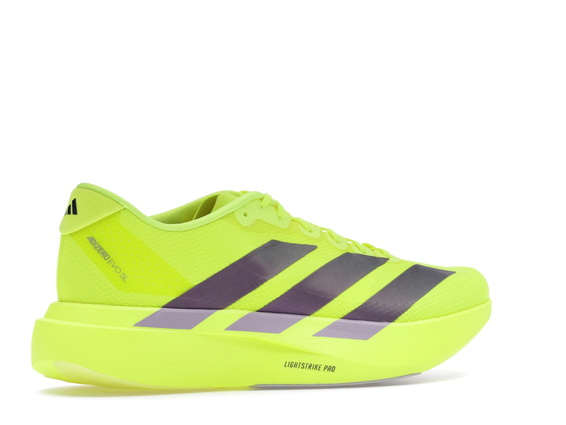 adidas Adizero Evo SL Solar Yellow Plum