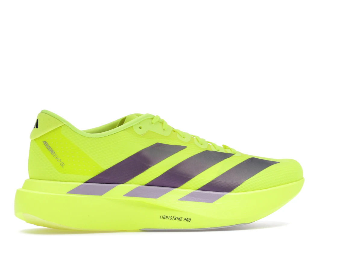 adidas Adizero Evo SL Solar Yellow Plum