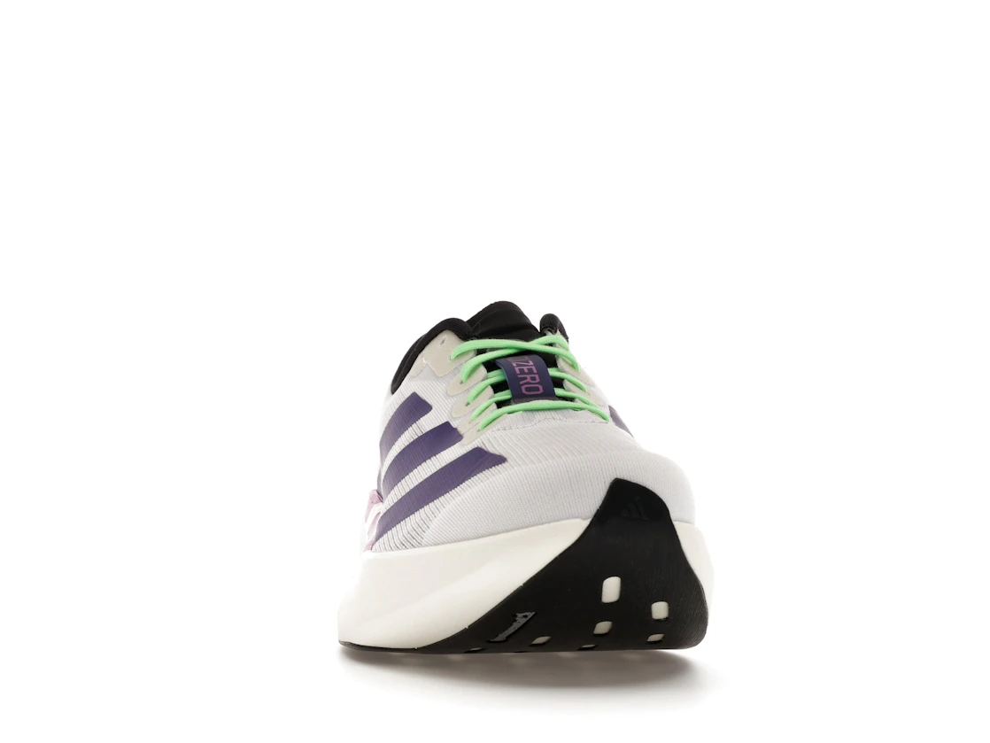 adidas Adizero Evo SL White Purple Lime Burst