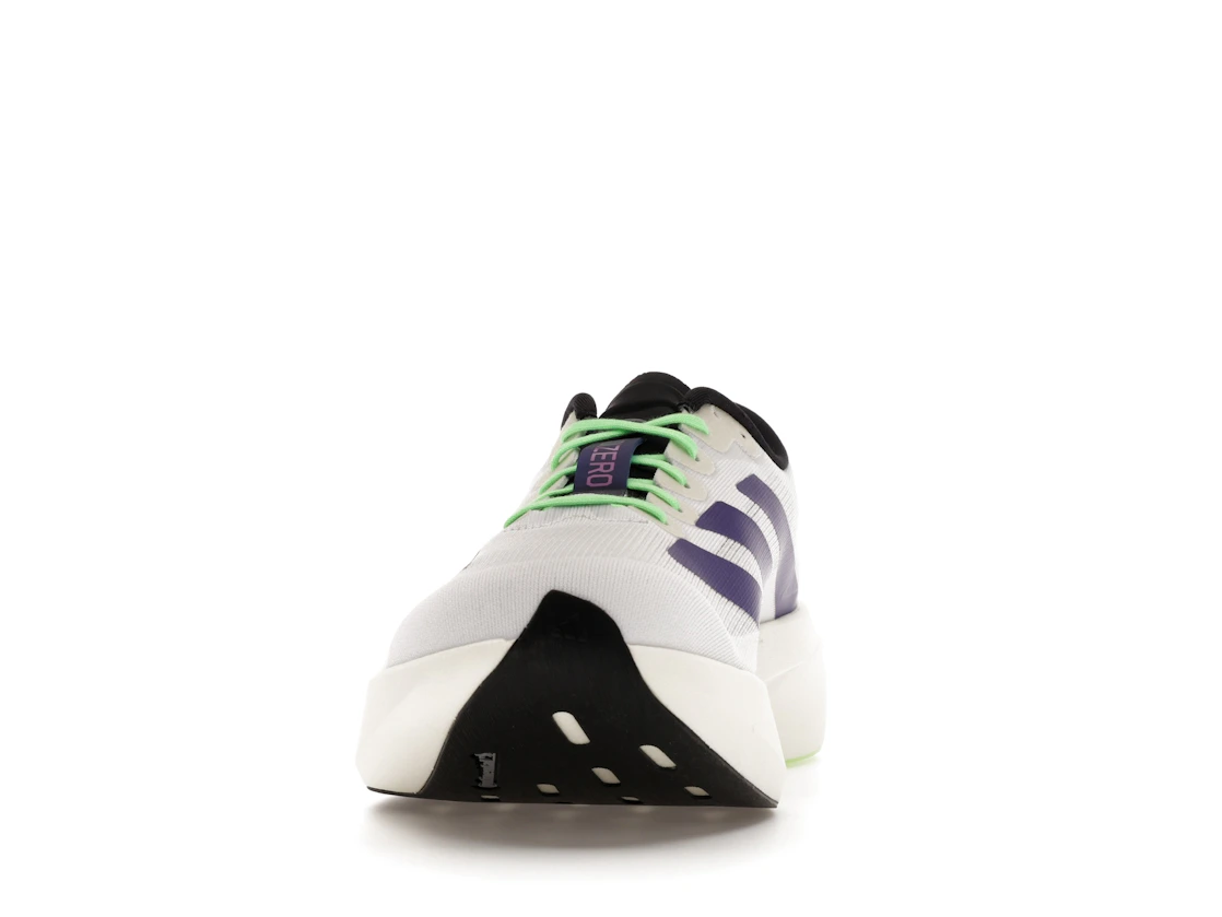 adidas Adizero Evo SL White Purple Lime Burst