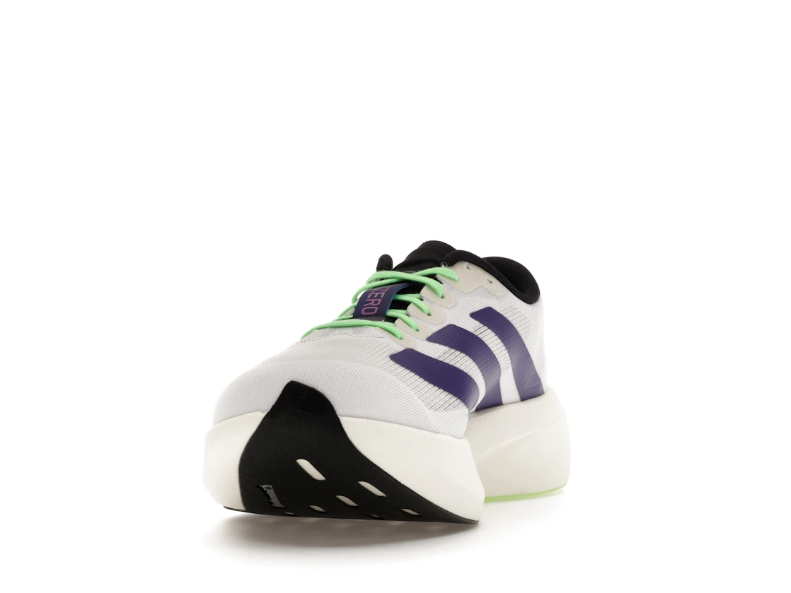 adidas Adizero Evo SL White Purple Lime Burst