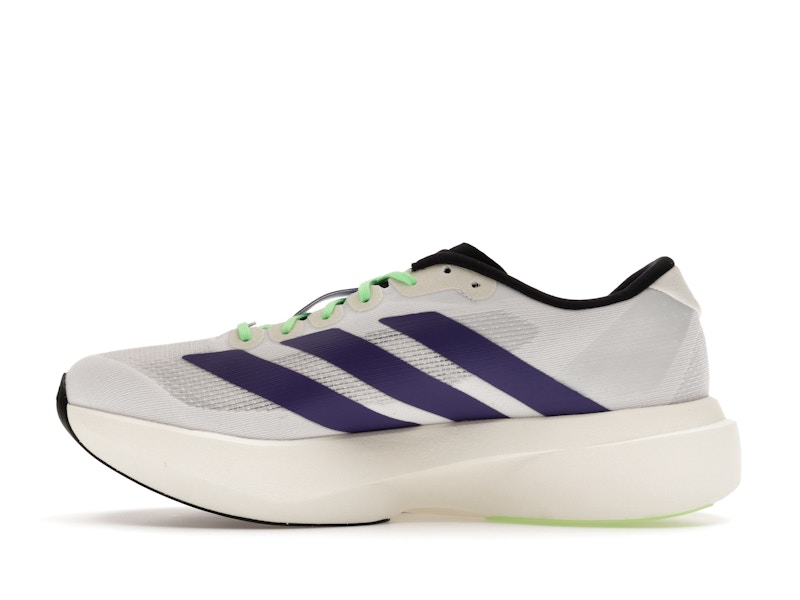 adidas Adizero Evo SL White Purple Lime Burst