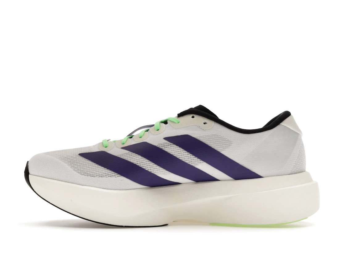 adidas Adizero Evo SL White Purple Lime Burst