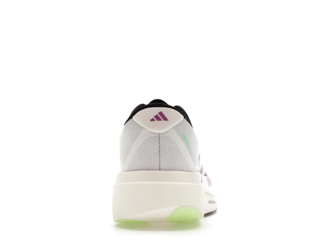 adidas Adizero Evo SL White Purple Lime Burst