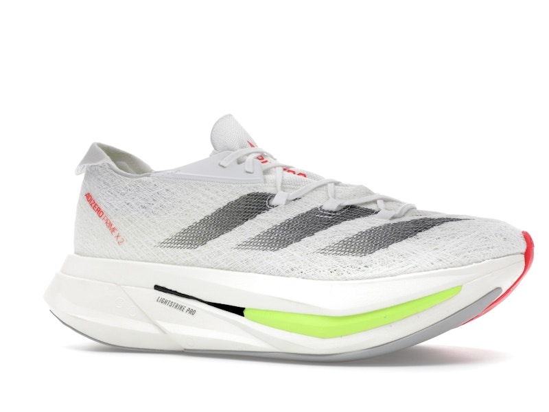 adidas Adizero Prime X 2.0 Strung White Black Lucid Red