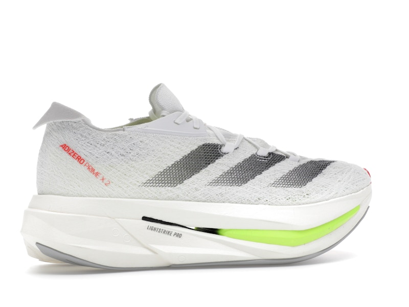 adidas Adizero Prime X 2.0 Strung White Black Lucid Red