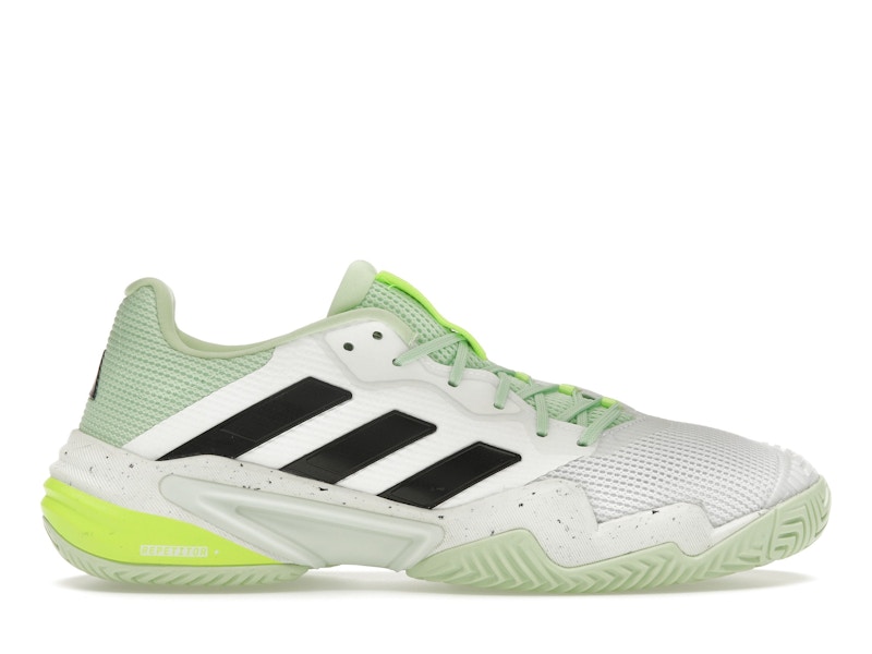 adidas Barricade 13 Cloud White Core Black Semi Green Spark Men s IG3114 GB