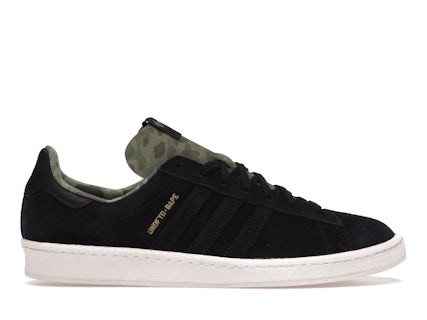 adidas Campus 80s Undefeated x Bape Black Men's - Q34750 - US adidas Campus 80s Undefeated x Bape Black Men's - Q34750 - US